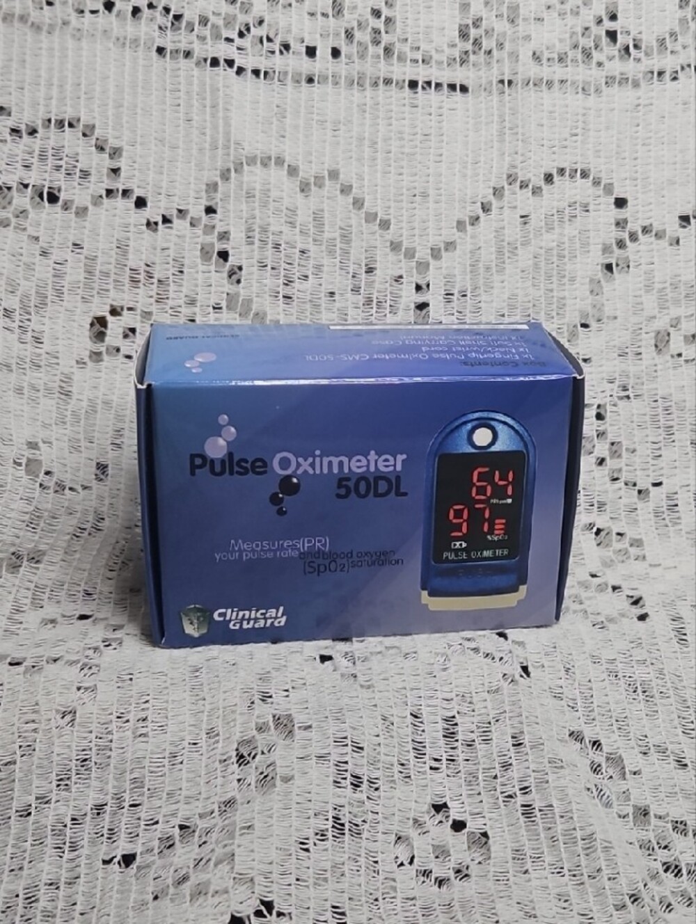 Pulse Oximeter 50DL Fingertip Monitor - Blue Box